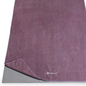 Gaiam Yoga Mat Towel Microfiber Mat-Sized - Purple